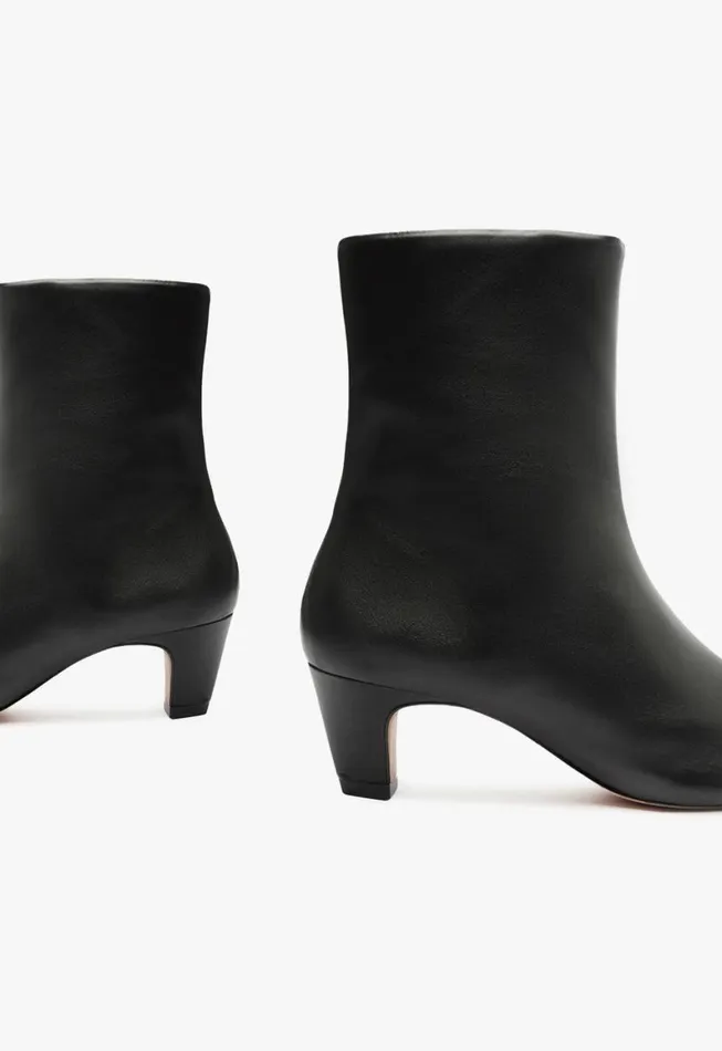Schutz Shoes Booties Dellia Nappa Leather Bootie Black 8211 Women