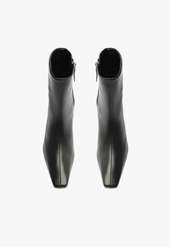 Schutz Shoes Booties Dellia Nappa Leather Bootie Black 8211 Women