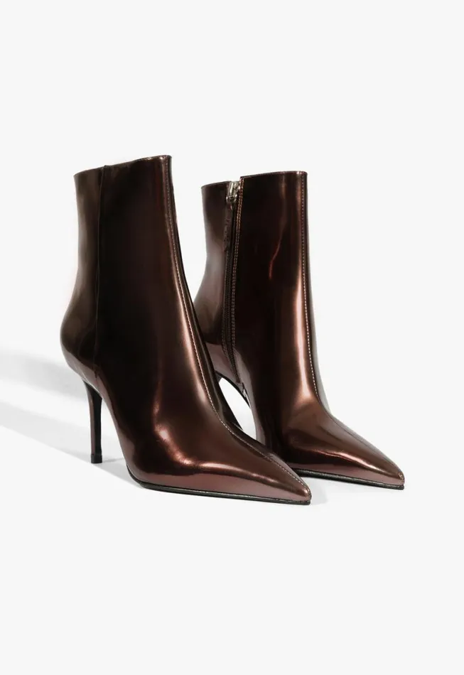 Schutz Shoes Booties Mikki Bootie Dark Brown 8211 Women