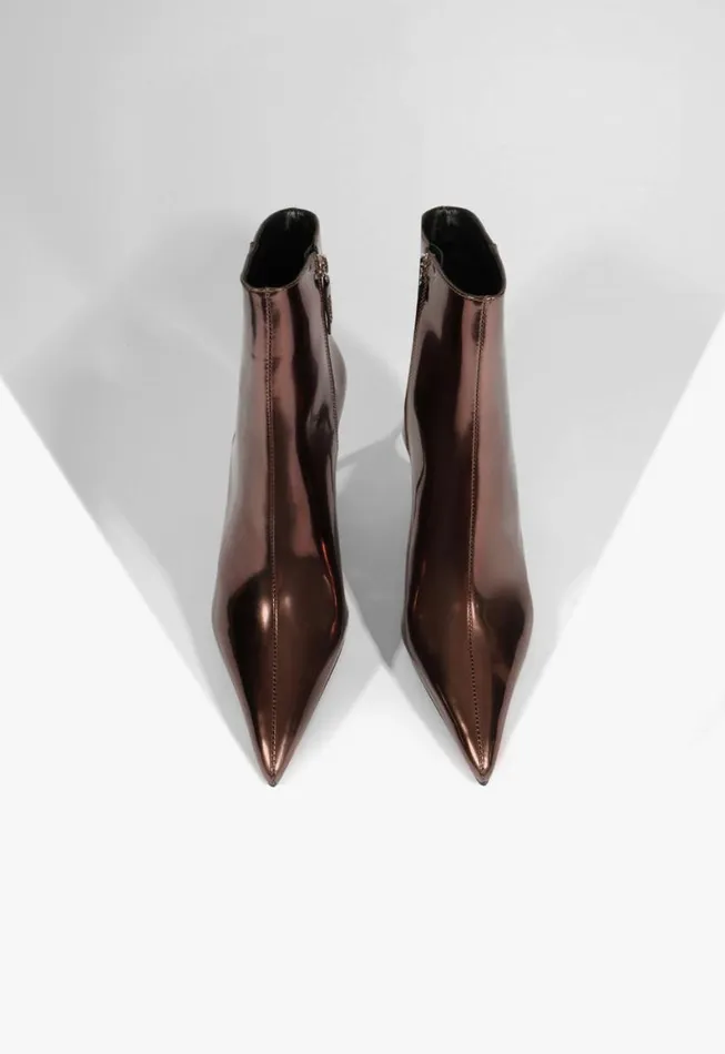 Schutz Shoes Booties Mikki Bootie Dark Brown 8211 Women