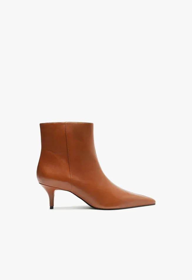 Schutz Shoes Booties Mikki Mid Bootie Brown 8211 Women