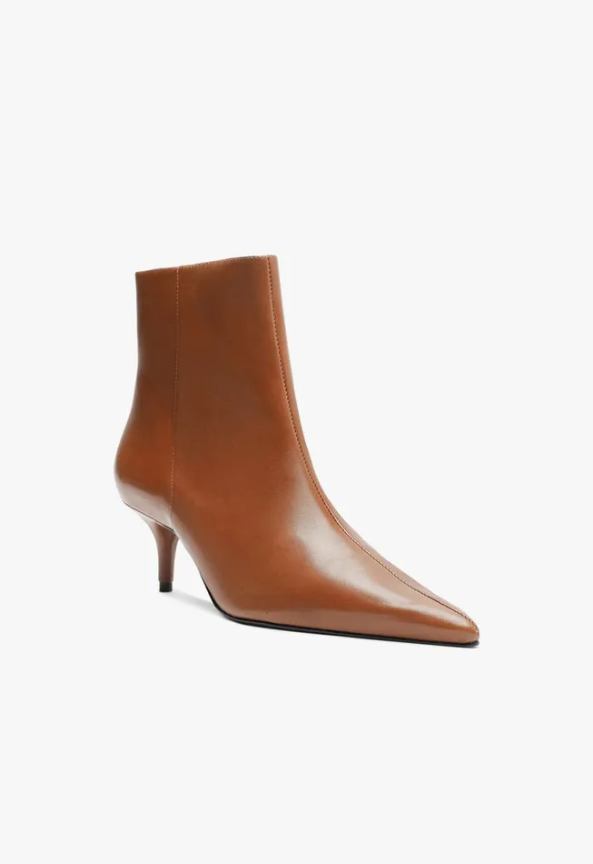 Schutz Shoes Booties Mikki Mid Bootie Brown 8211 Women