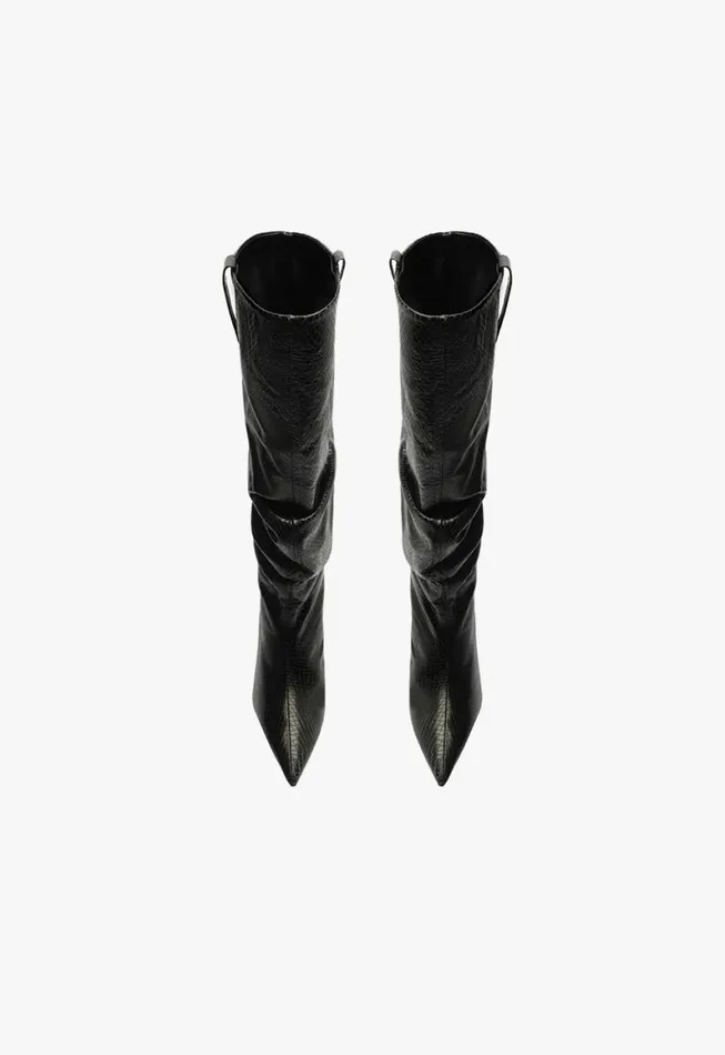 Schutz Shoes Boots Maryana Lo Slouch Boot Black 8211 Women