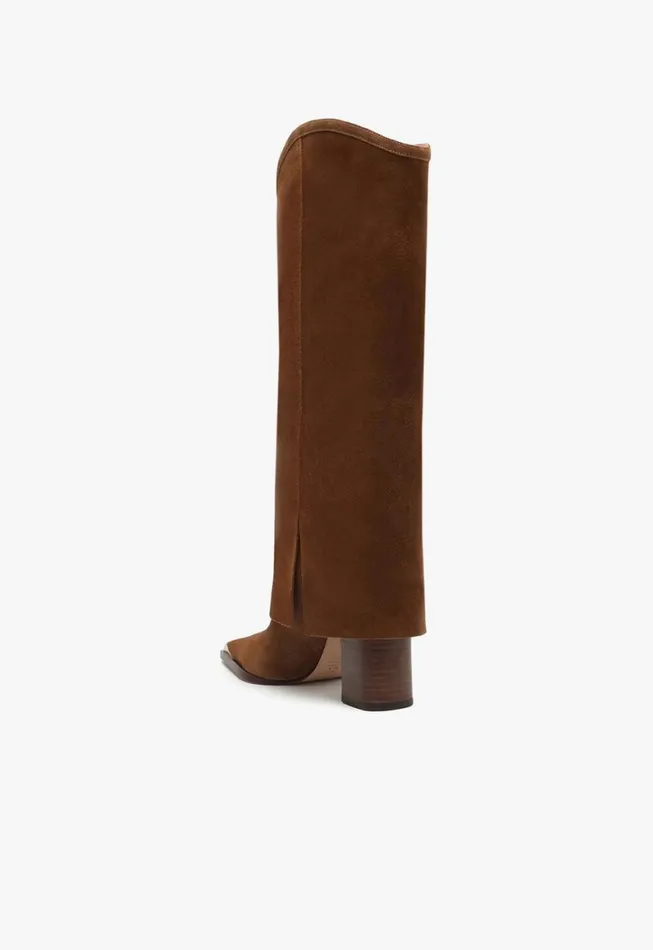 Schutz Shoes Boots Raffaela Cloak Boot Dark Caramel 8211 Women