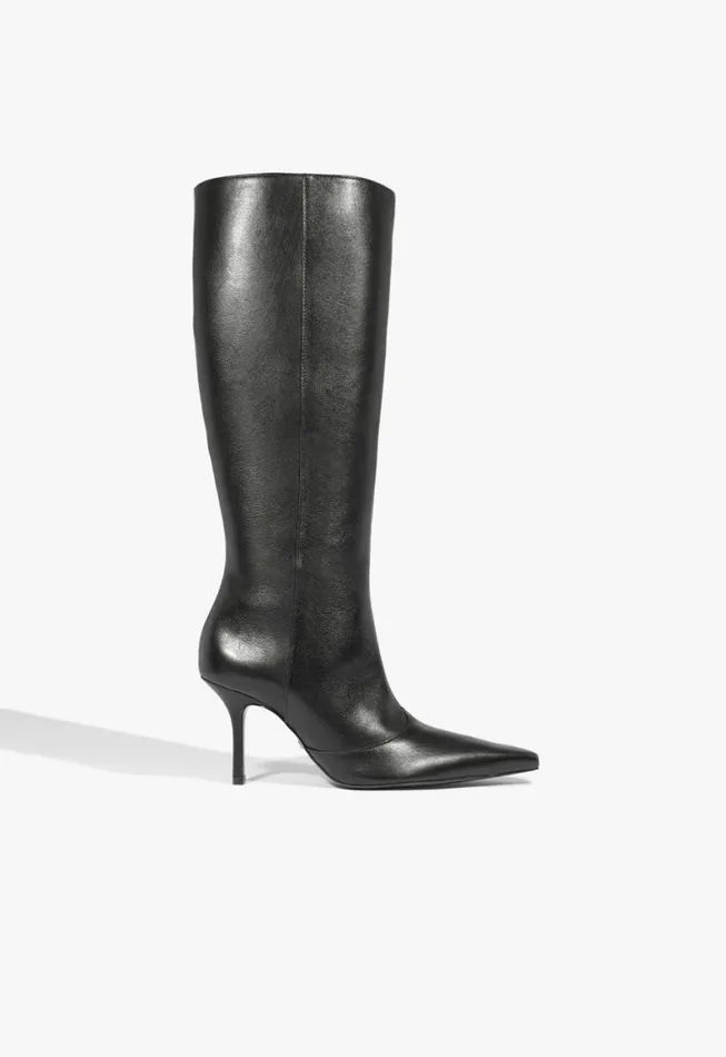 Schutz Shoes Boots Raffaela Up Stiletto Boot Black 8211 Women