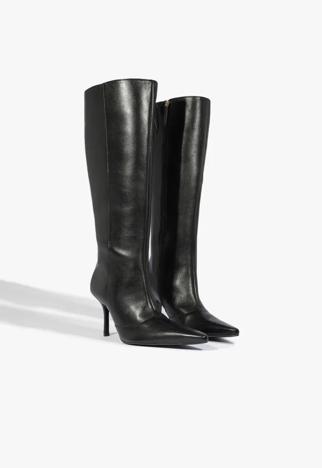 Schutz Shoes Boots Raffaela Up Stiletto Boot Black 8211 Women