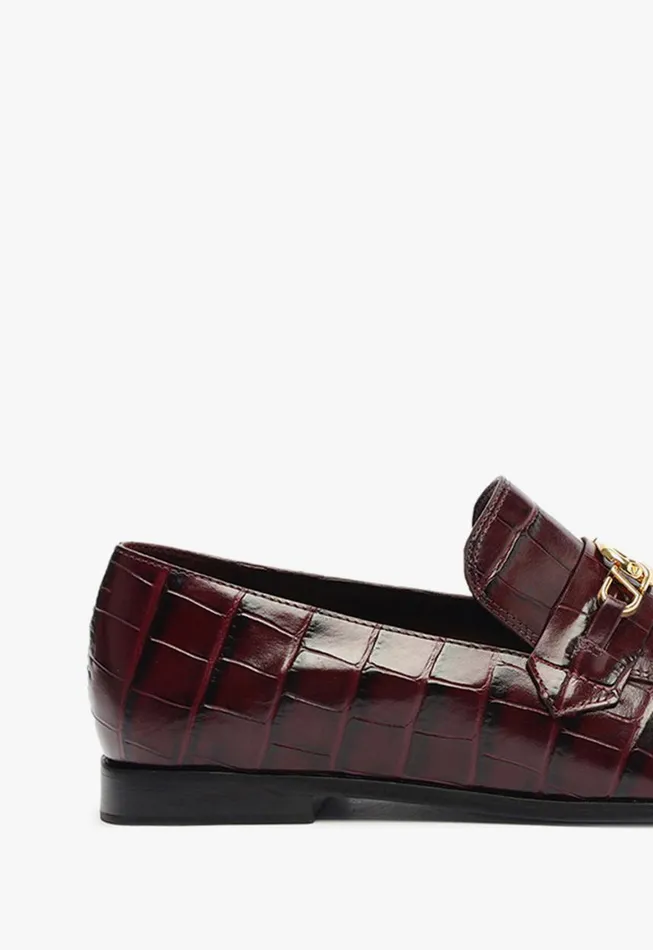 Schutz Shoes Loafers Morgan Flat Cherry Wine 8211 Women