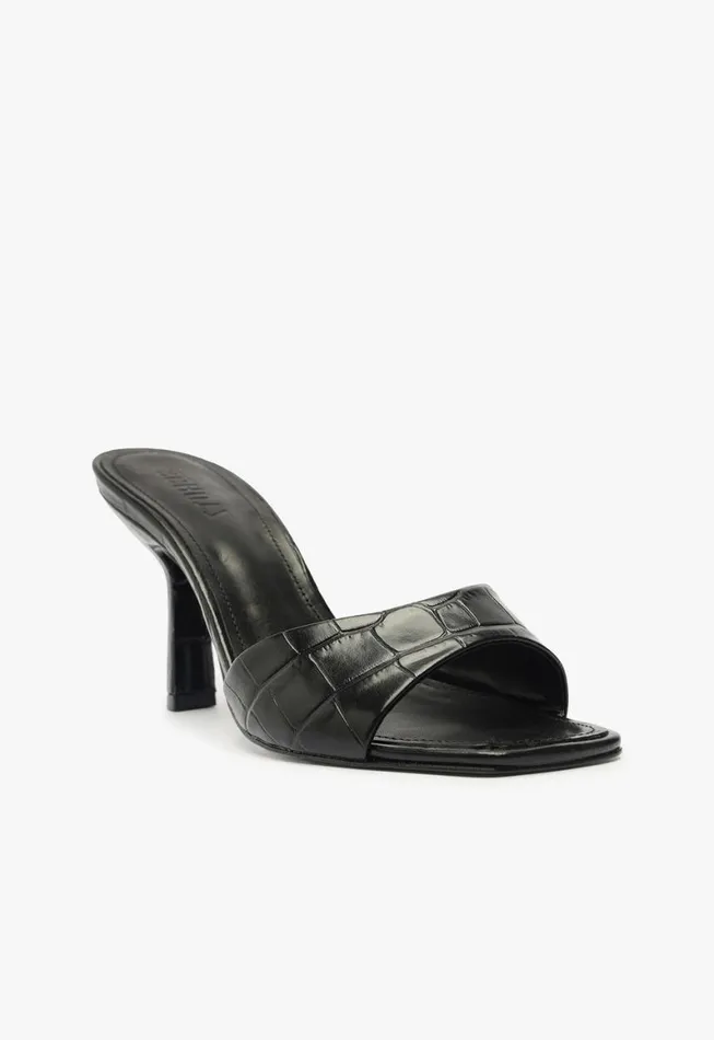 Schutz Shoes Mules Posseni Sandal Black 8211 Women