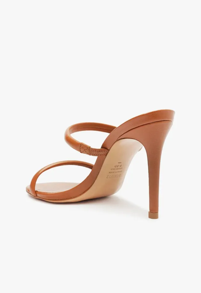 Schutz Shoes Mules Taliah Nappa Leather Sandal Honey Peach 8211 Women