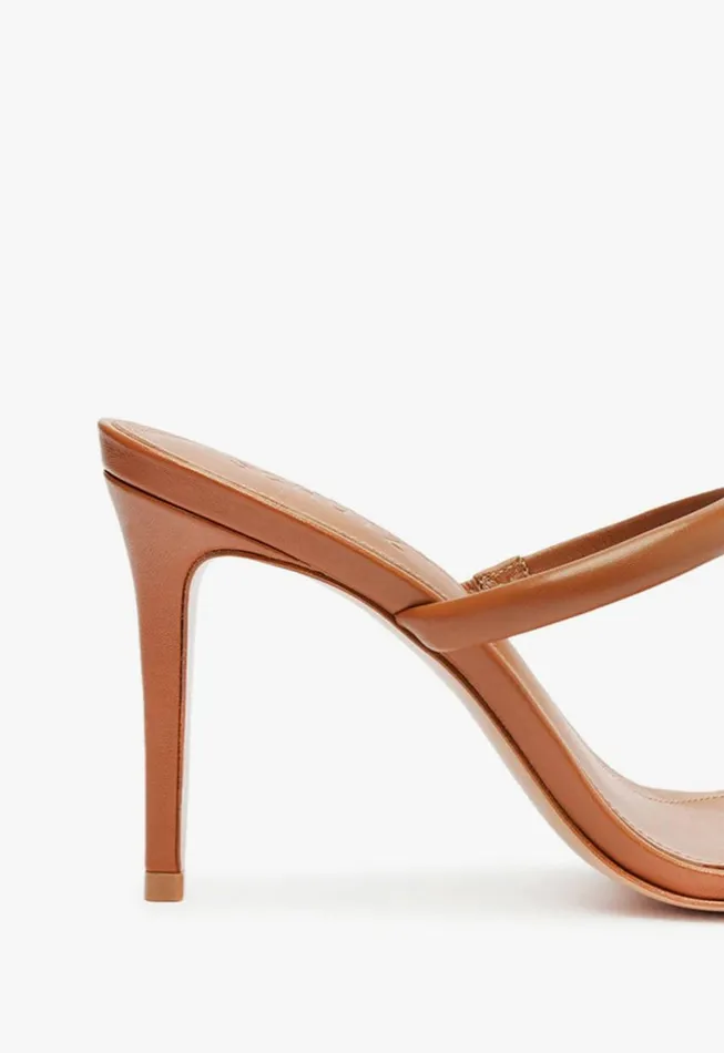 Schutz Shoes Mules Taliah Nappa Leather Sandal Honey Peach 8211 Women
