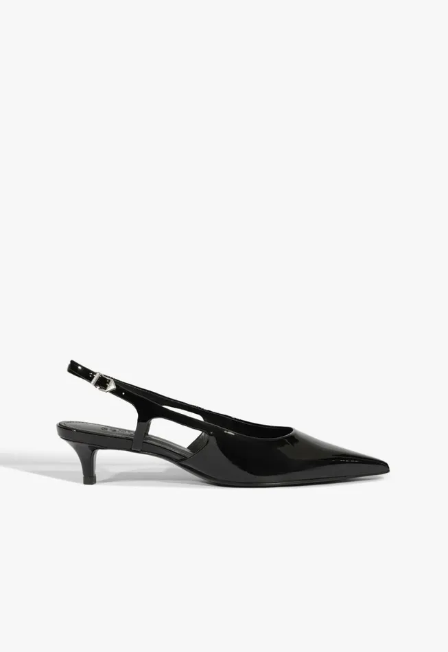Schutz Shoes Pumps Boris Kitten Sling Pump Black 8211 Women