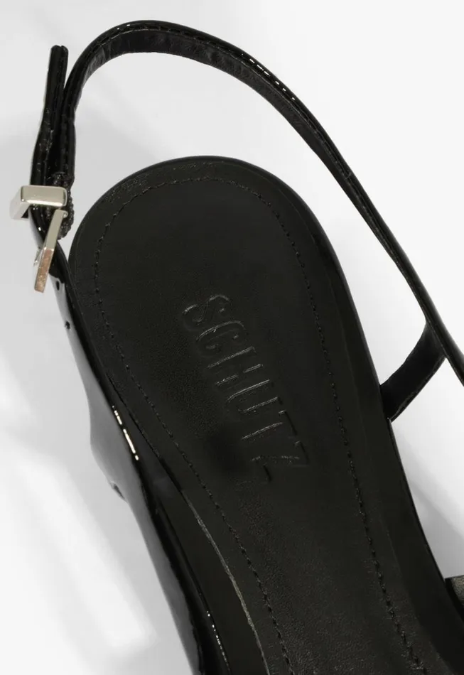 Schutz Shoes Pumps Boris Kitten Sling Pump Black 8211 Women