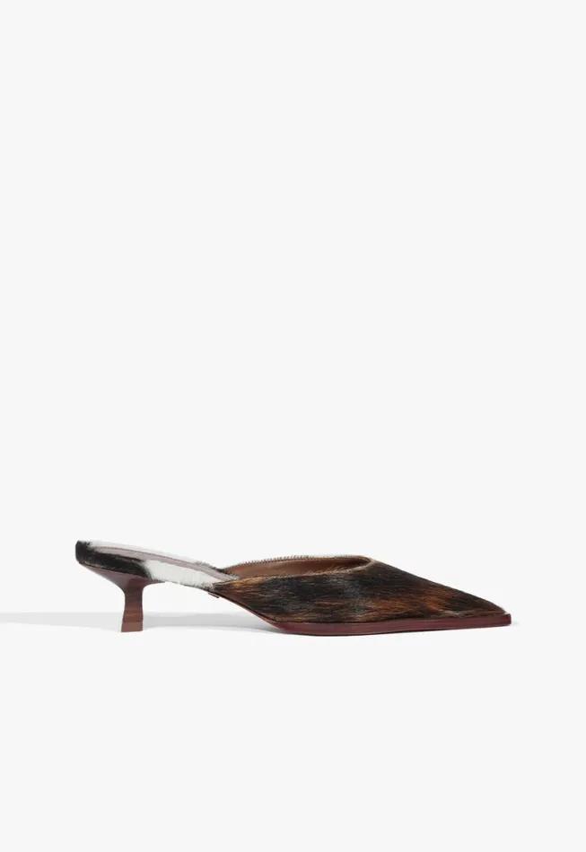 Schutz Shoes Pumps Daria Mule Leather Pump Brown 8211 Women