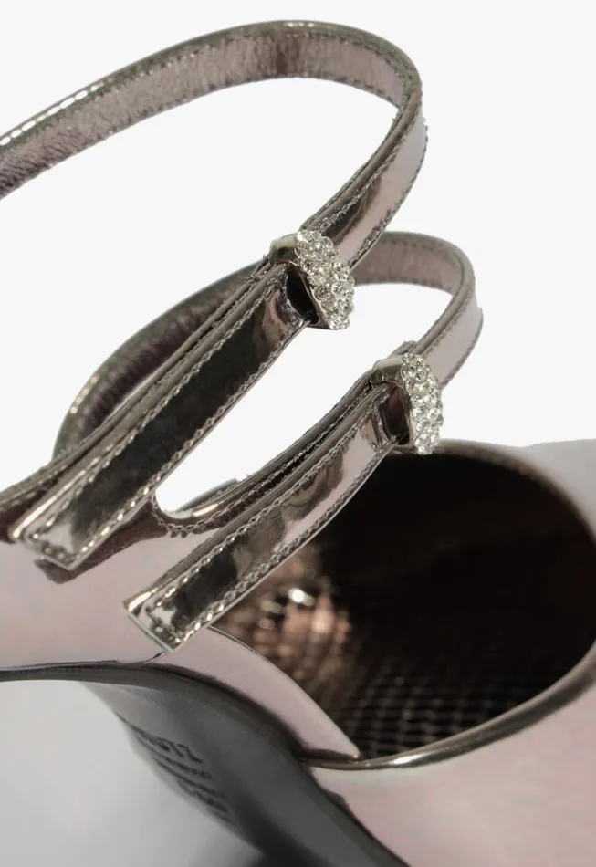 Schutz Shoes Pumps Tonya Mule Pump Silver 8211 Women