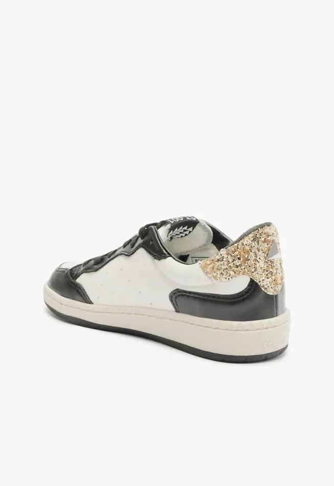 Schutz Shoes Sneakers ST001 Leather Sneaker Silver 8211 Women