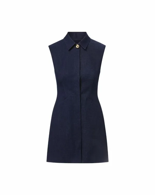 Serina Denim Dress Dark Oxford Women Veronica Beard Dresses Serina Denim Dress Dark Oxford Women Veronica Beard Dresses