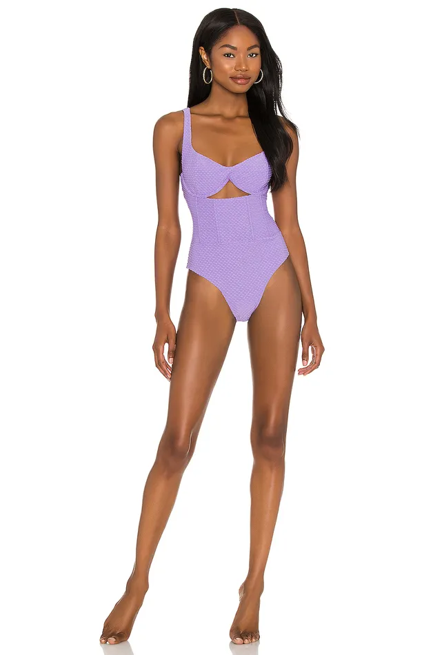 Seychelle One Piece Purple Women Lovers and Friends Swimsuits and CoverUps