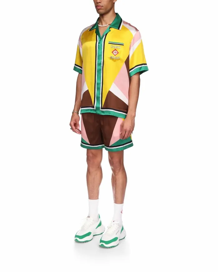 Shirts MenWomen Casablanca Paris Casa Sport Silk Shirt Shirts MenWomen Casablanca Paris Casa Sport Silk Shirt