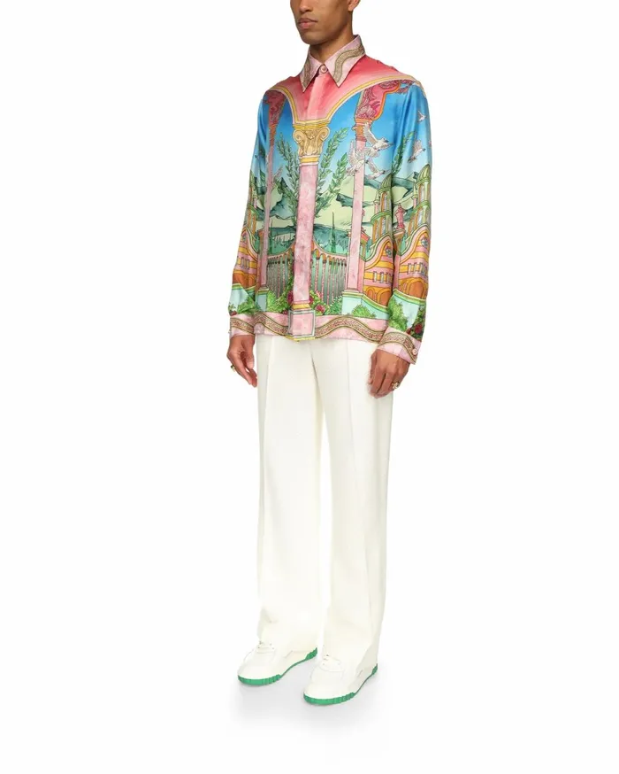 Shirts MenWomen Casablanca Paris Le Jardin Ideal Shirt Shirts MenWomen Casablanca Paris Le Jardin Ideal Shirt