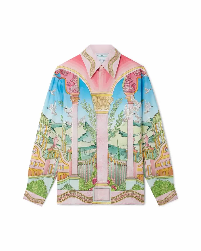 Shirts MenWomen Casablanca Paris Le Jardin Ideal Shirt Shirts MenWomen Casablanca Paris Le Jardin Ideal Shirt