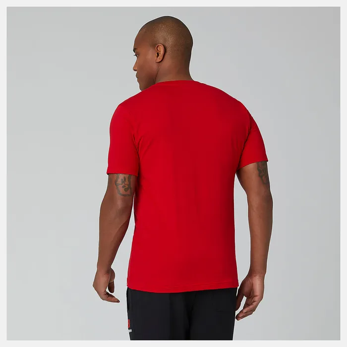Shirts NB Essentials Stacked Logo Tee TEAM RED INLINE New Balance Men Shirts NB Essentials Stacked Logo Tee TEAM RED INLINE New Balance Men