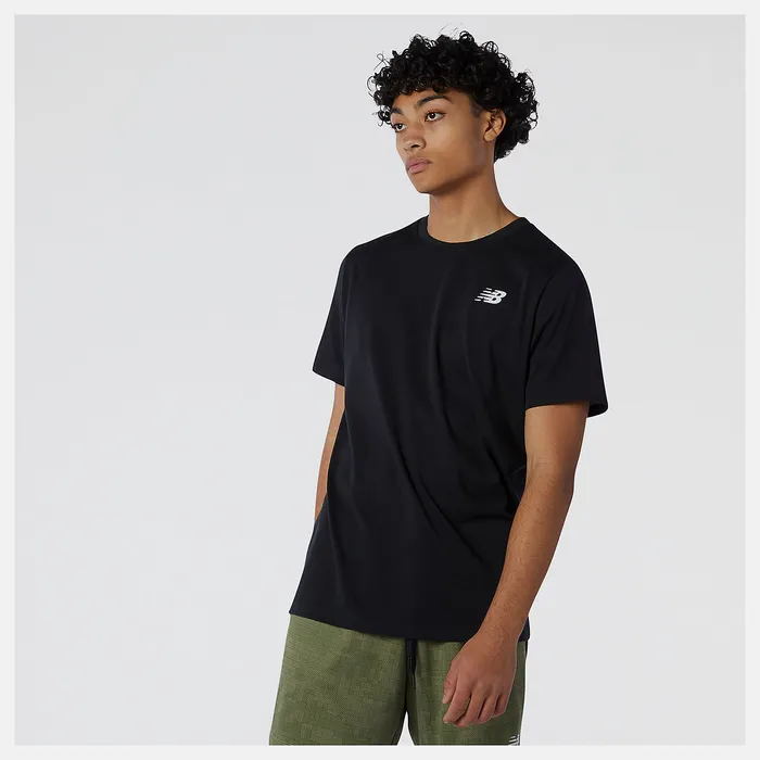 Shirts New Balance Men Heathertech Tee BLACK