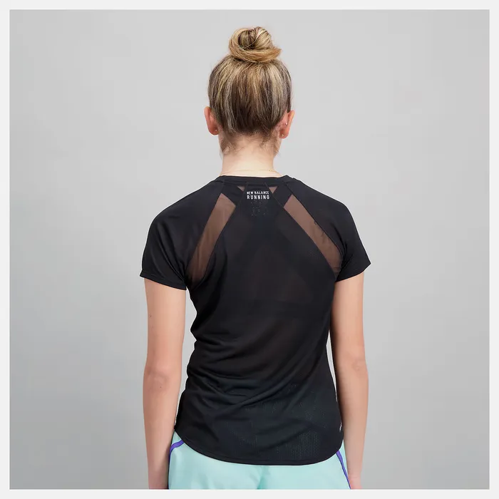 Shirts New Balance Women Impact Run Short Sleeve BLACK Shirts New Balance Women Impact Run Short Sleeve BLACK