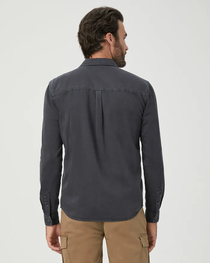 Shirts PAIGE Men Martin Shirt 8211 Vintage Dark Indigo Shirts PAIGE Men Martin Shirt 8211 Vintage Dark Indigo
