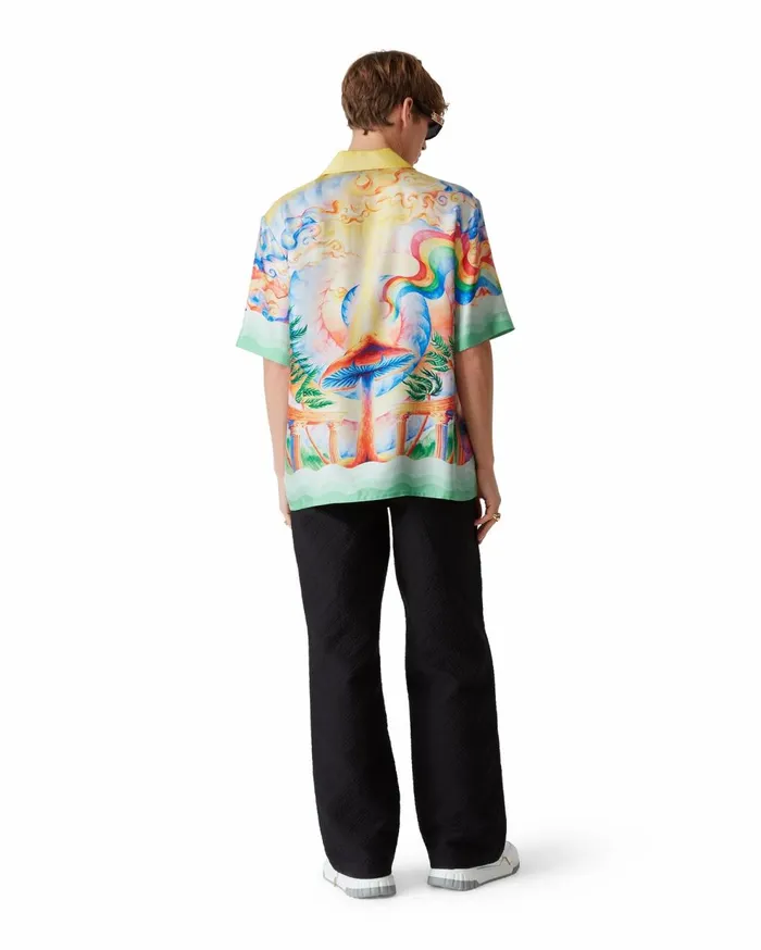 Shirts WomenMen Casablanca Paris Nature039s Teacher Silk Shirt Shirts WomenMen Casablanca Paris Nature039s Teacher Silk Shirt