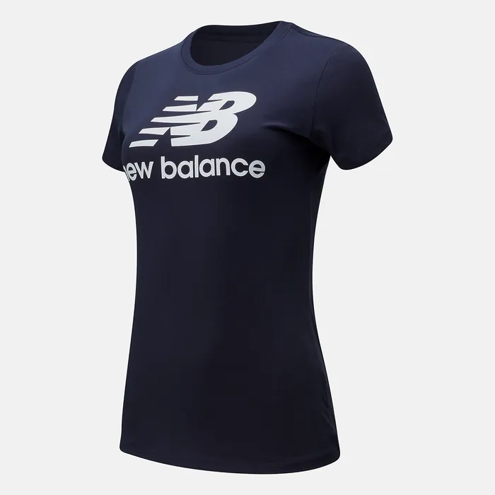 Shirts Women NB Essentials Stacked Logo Tee ECLIPSE New Balance Shirts Women NB Essentials Stacked Logo Tee ECLIPSE New Balance