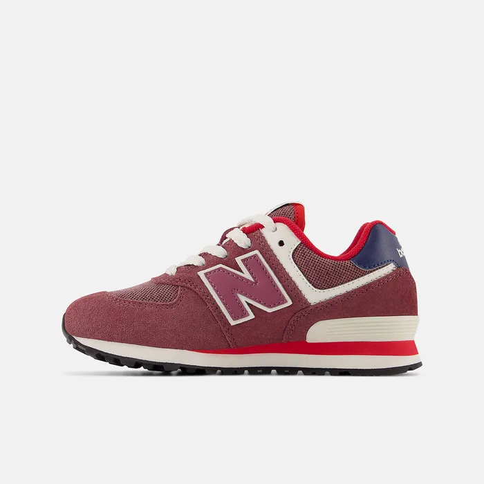 Size 105 8211 3 574 Washed Burgundy with NB Navy New Balance Kids Size 105 8211 3 574 Washed Burgundy with NB Navy New Balance Kids