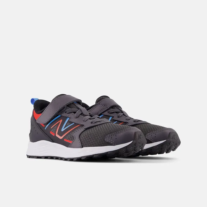 Size 105 8211 3 Kids New Balance Fresh Foam 650 Bungee Lace with Top Strap Magnet with Neo Flame and Vibrant Sky Size 105 8211 3 Kids New Balance Fresh Foam 650 Bungee Lace with Top Strap Magnet with Neo Flame and Vibrant Sky