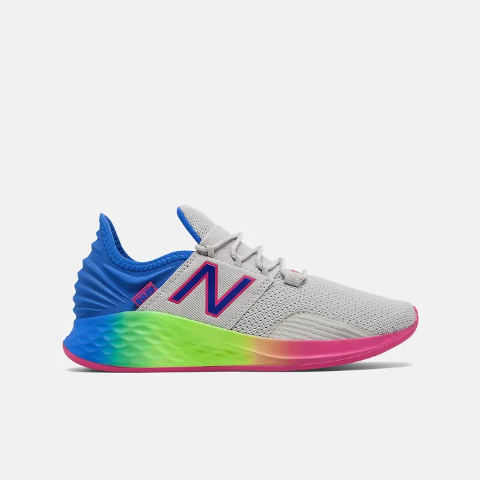 Size 35 8211 7 Fresh Foam Roav Light Aluminum with Cobalt New Balance Kids
