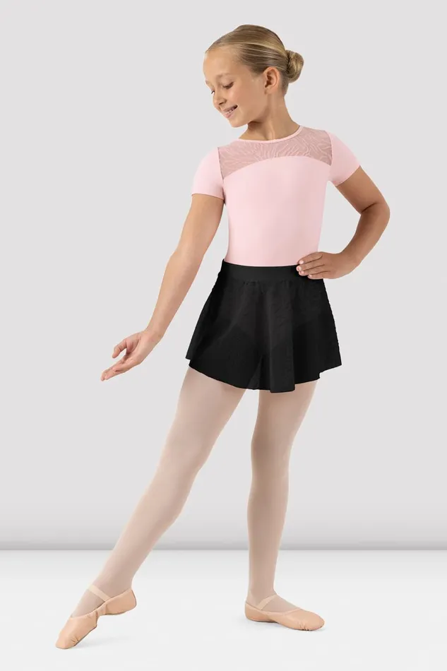Skirts and Tutus Bloch Children Girls Olivia Mesh PullOn Skirt Black