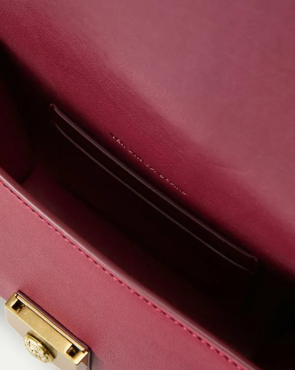Small Crest Lock Trap Bag Oxblood Women Veronica Beard Handbags Small Crest Lock Trap Bag Oxblood Women Veronica Beard Handbags