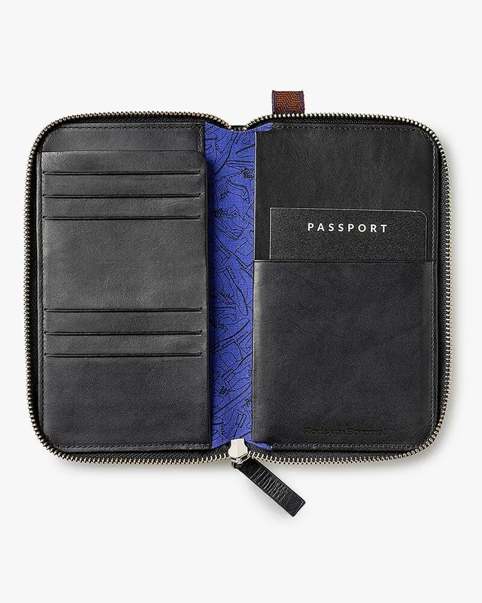 Small Leather Goods Men Floris Van Bommel Passport Wallet Large Leather