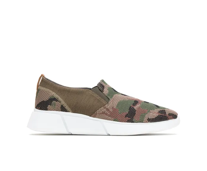 Sneakers Cooper SlipOn Olive Camo Knit Hush Puppies Men