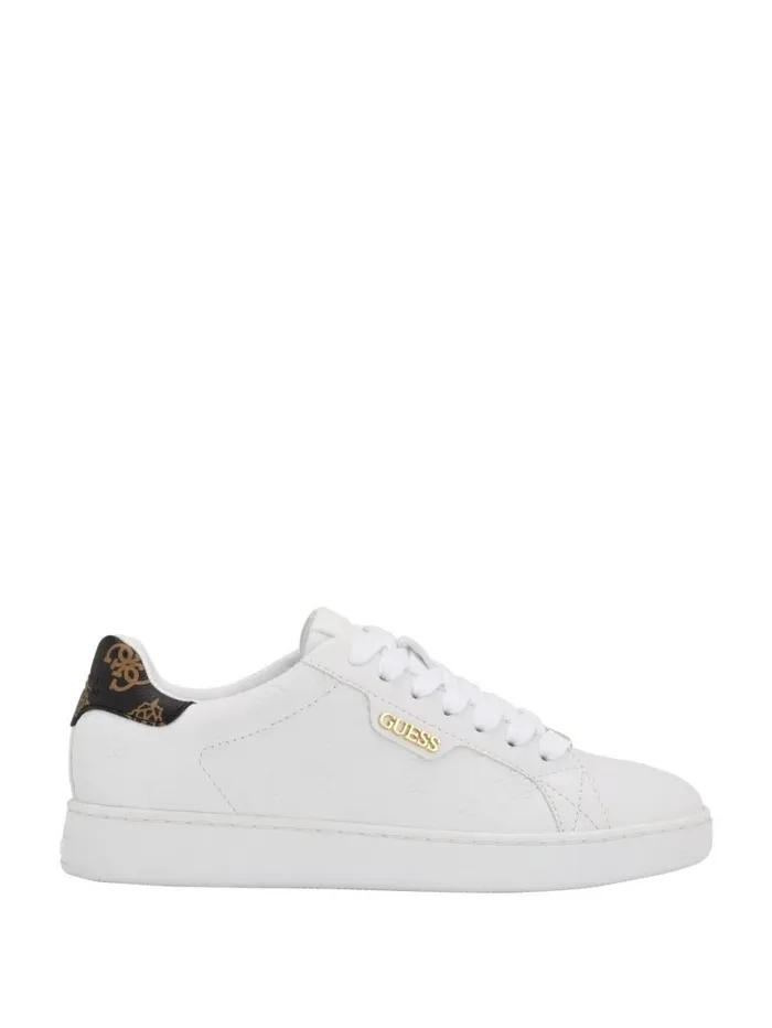 Sneakers GUESS Women Renzy Debossed Logo LowTop Sneakers White Graffiti