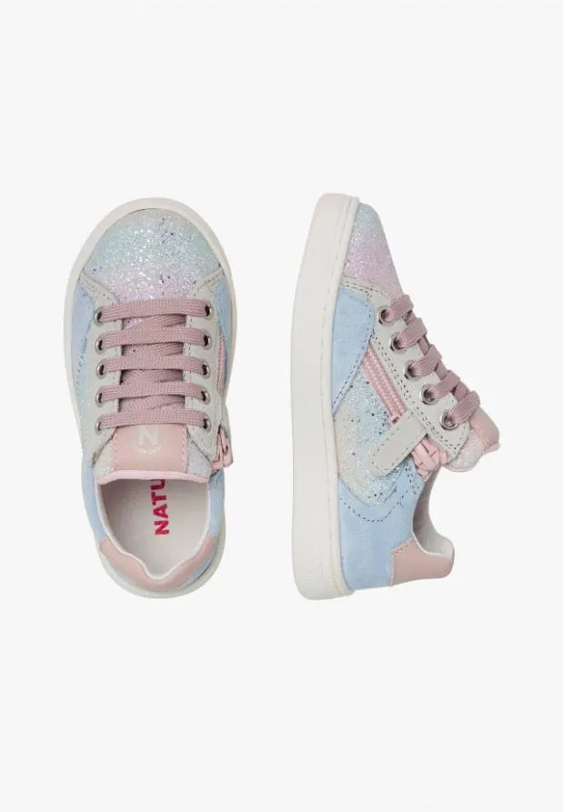 Sneakers Kids Naturino NATURINO QUAR ZIP Pinklight Blue Sneakers Kids Naturino NATURINO QUAR ZIP Pinklight Blue
