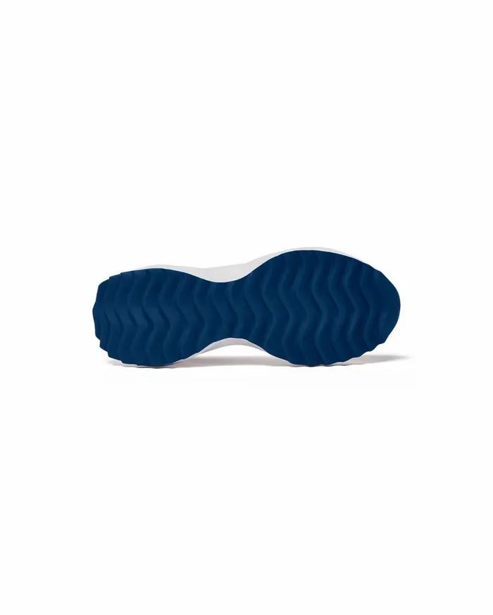 Sneakers Men Casablanca Paris Atlantis White and Midnight Navy Sneaker