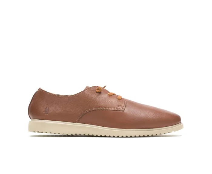 Sneakers Men Everyday Lace Up Cognac Leather Hush Puppies