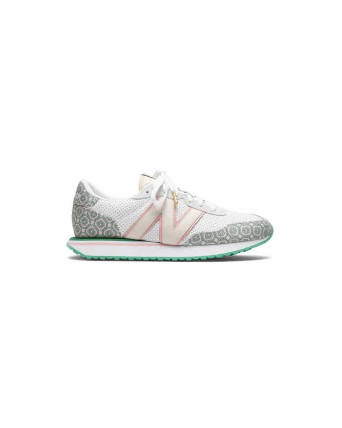 Sneakers MenWomen Casablanca Paris 237 Light Monogram Casablanca and New Balance