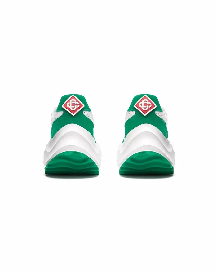 Sneakers Women Casablanca Paris Atlantis White and Tennis Green Sneaker