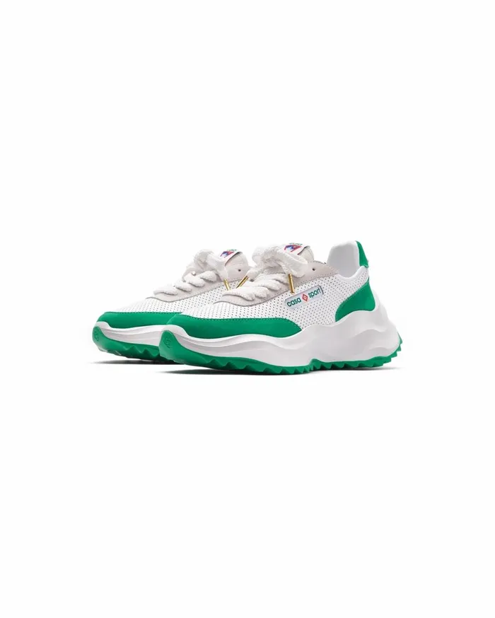 Sneakers Women Casablanca Paris Atlantis White and Tennis Green Sneaker