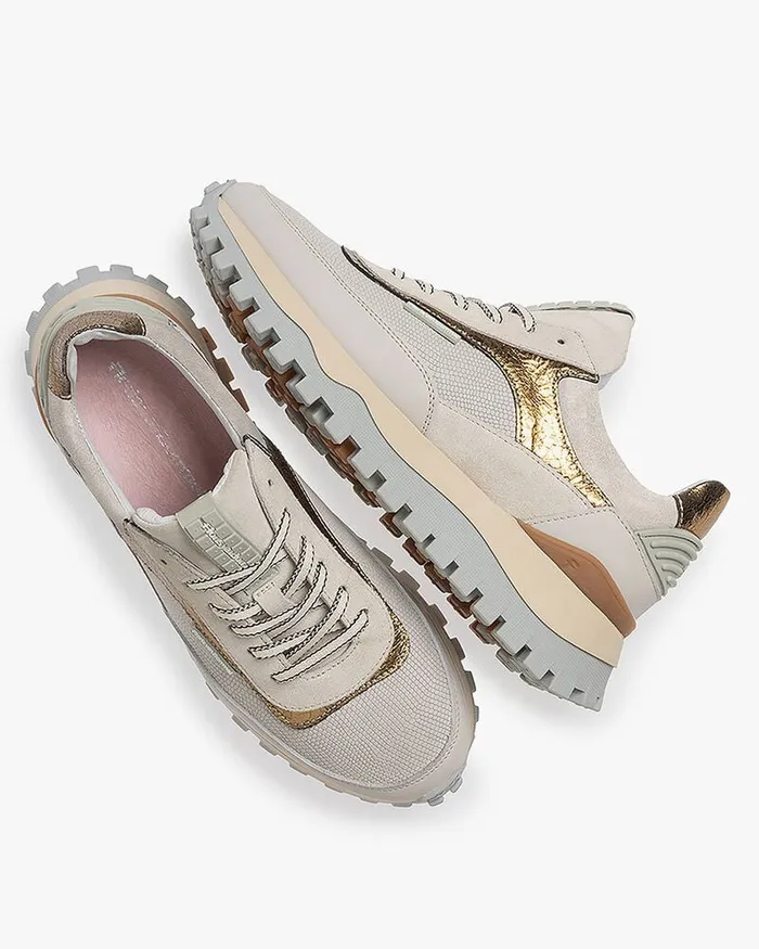 Sneakers Women Floris Van Bommel Grommi 0102 Printedleather