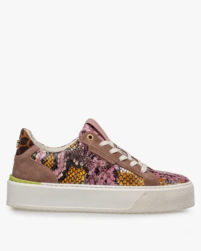 Sneakers Women Floris Van Bommel Winni 0111 Reptile Print