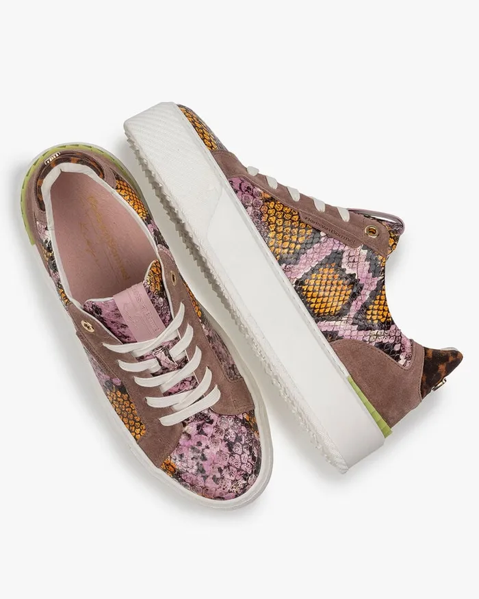 Sneakers Women Floris Van Bommel Winni 0111 Reptile Print