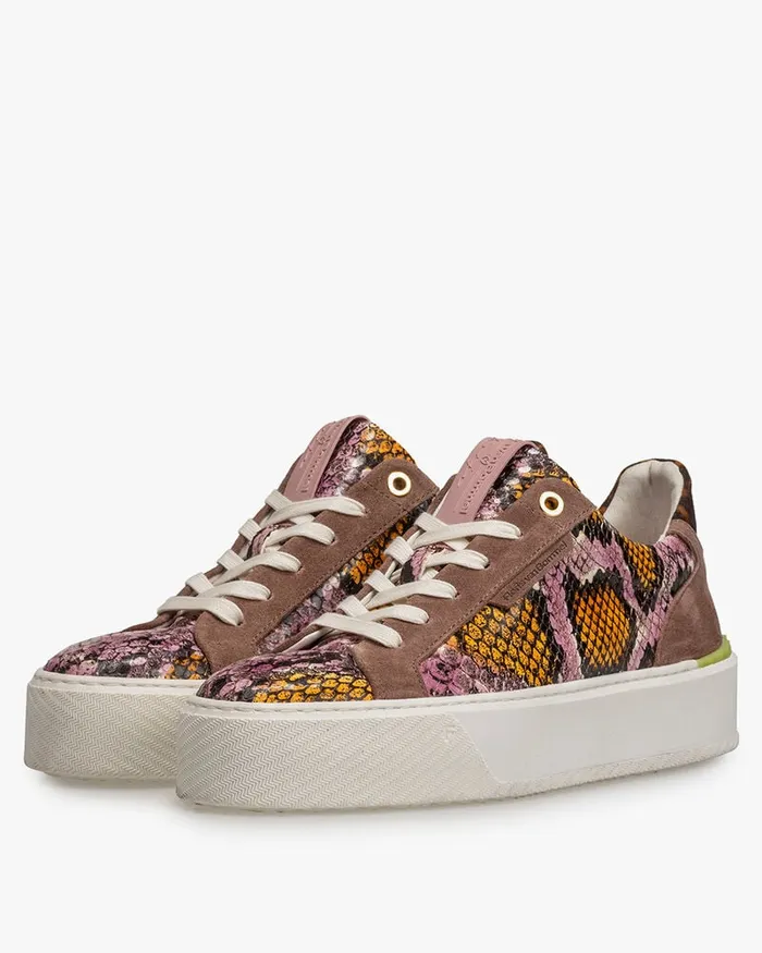 Sneakers Women Floris Van Bommel Winni 0111 Reptile Print