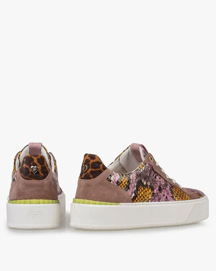 Sneakers Women Floris Van Bommel Winni 0111 Reptile Print