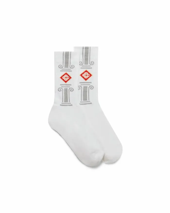 Socks MenWomen Casablanca Paris Grey Column Socks